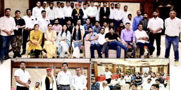 बार कौंसिल ऑफ़ राजस्थान की चुनाव के मजबूत दावेदार एडवोकेट लक्ष्मीकांत रंगा का भव्य स्वागत