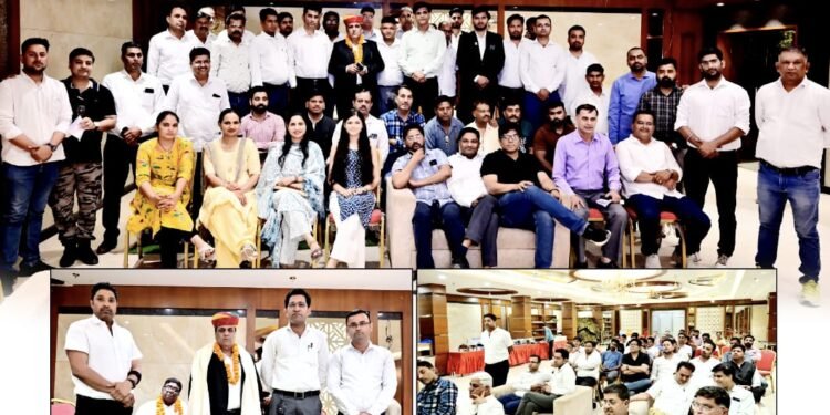 बार कौंसिल ऑफ़ राजस्थान की चुनाव के मजबूत दावेदार एडवोकेट लक्ष्मीकांत रंगा का भव्य स्वागत