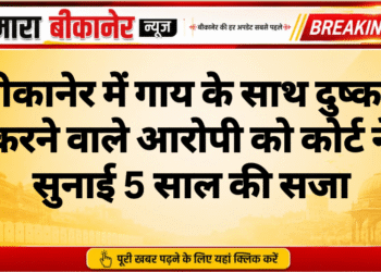 बीकानेर में गाय के साथ दुष्कर्म करने वाले आरोपी को कोर्ट ने सुनाई 5 साल की सजा