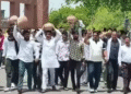 डॉ. बी.डी. कल्ला के नेतृत्व में कांग्रेस का विरोध प्रदर्शन, कलेक्टर को सौंपा ज्ञापन