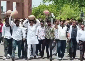 डॉ. बी.डी. कल्ला के नेतृत्व में कांग्रेस का विरोध प्रदर्शन, कलेक्टर को सौंपा ज्ञापन