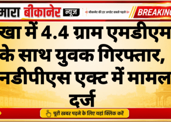 नोखा में 4.4 ग्राम एमडीएमए के साथ युवक गिरफ्तार, एनडीपीएस एक्ट में मामला दर्ज
